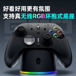 雷神 G80雷切 无线游戏手柄 黑色