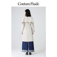 VEROMODA优雅简约通勤立体风挡风衣外套女 银衬灰色-C45 160/80A/S