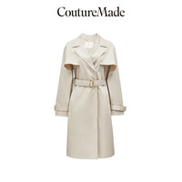 VEROMODA优雅简约通勤立体风挡风衣外套女 银衬灰色-C45 165/84A/M