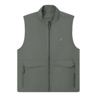 诺帝卡（NAUTICA）【大促爆款】男装25春季新款防轻泼水轻工装风立领马甲男JE5208 3BP