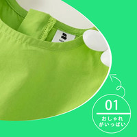 RB KIDS女童连衣裙夏装2025新款洋气小女孩公主裙薄款儿童背心裙子 绿色 100 (建议身高90-100cm)
