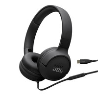 JBL T520C头戴式有线耳机运动音乐电脑游戏耳麦typec接口麦克风