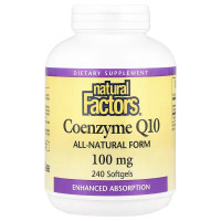natural Factors NaturalFactors高吸收辅酶Q10泛醌还原型辅酶胶囊护心肌心脏