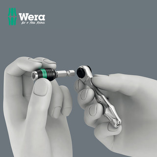 维拉（WERA）迷你棘轮扳手套装德国快速双向螺丝刀批头套筒 05056490001 ToolCheck公制