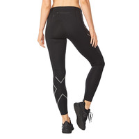 2XU Ignition系列女士压缩裤 秋冬速干加绒保暖裤跑步紧身运动裤 黑色 M