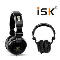声科 iSK HP-800 耳罩式头戴式有线耳机 黑色 3.5mm