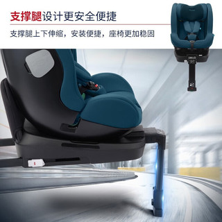 RECARO赛拉儿童座椅0-7岁360度旋转双向安装婴幼儿宝宝汽车用isofix 冰蓝色（i-size认证）