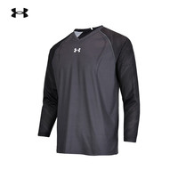 UNDER ARMOUR男士女运动跑步速干球衣训练服长袖t恤 21500538 深灰色 M