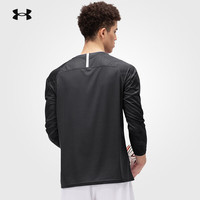 UNDER ARMOUR男士女运动跑步速干球衣训练服长袖t恤 21500538 白色 3XL