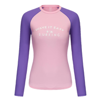 迪卡侬潜水服女冲浪服防晒游泳衣长袖-5411398