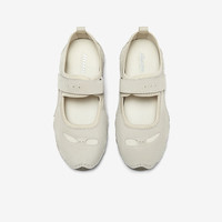 Bata休闲玛丽珍2025春通勤娃娃浅口单鞋厚底开车鞋6711DBQ5 米色 38