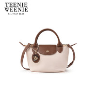 TEENIE WEENIE TW小熊尼龙女士斜挎包 0376FW01GY01 白杏色 小包