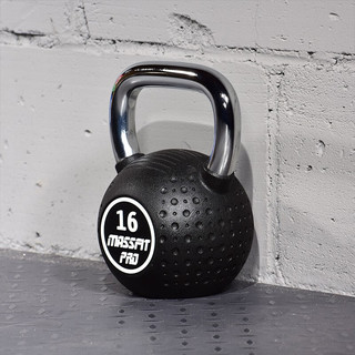 马西（MASSFIT）商用PU壶铃房器材壶铃球提壶哑铃家用私教壶铃 黑色PU壶铃12KG单只