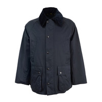 Barbour OS Peached Bedale男士宽松无蜡夹克 深蓝色 M (40) -xx66