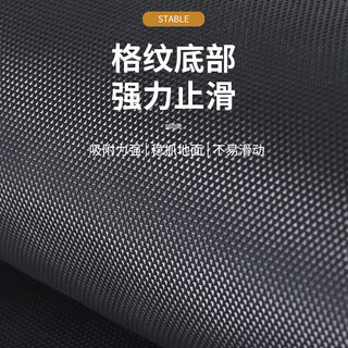 赤影入户丝圈地垫玄关大门外防滑垫进门口耐脏蹭灰垫子免洗可裁剪 格子间-C 100*160CM