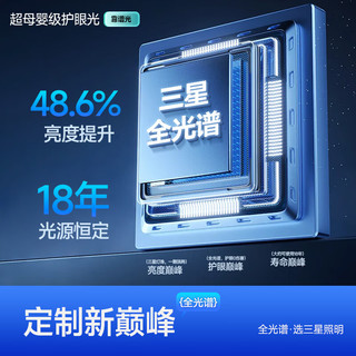  三星照明 全光谱护眼 吸顶灯  自然光（3300K-5000K） 20㎡以下