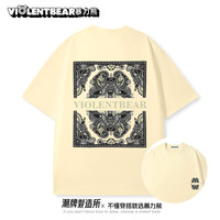 暴力熊短袖2025夏季t恤男潮流宽松潮牌上衣男生衣服男装打底衣衫半袖