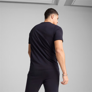 PUMA 纯棉宽松休闲短袖T恤男子新款夏季运动上衣 688921 海军蓝-16 M (175/96A)