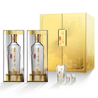 LUZHOULAOJIAO 泸州老窖 特曲 晶彩 52%vol 浓香型白酒 500ml*2瓶 星光璀璨礼盒装