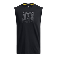 安德玛(UNDERARMOUR)春夏库里CURRY男子简约篮球运动背心1387099