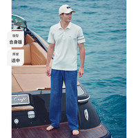 Navigare意大利小帆船夏季翻领polo衫男士短袖T恤半袖上衣 S 0979暗夜黑