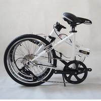 KHS功学社折叠车铬钼钢车架20寸8变速F20-T长途通勤成人青少年男女 白色 16英寸