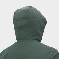 KAILAS凯乐石男款鲁朗冲锋衣FILTERTEC 2L防水户外防风连帽登山服 碧石绿-男 M