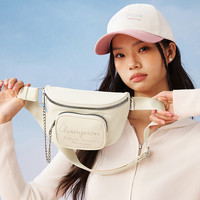 Champion 斜挎包2025秋季女胸包时尚手机包单肩包运动腰包 粉色 均码