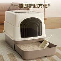 考拉胖胖猫砂盆防全封闭式防臭除臭超大号猫厕所外溅猫沙盆子特大