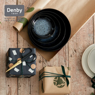 丹碧（Denby）【黑露】denby英国创意陶瓷碗盘家用餐具套装礼盒 6人份餐具套装30只