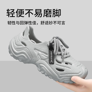 真维斯溯溪鞋男士洞洞鞋沙滩户外淌水鞋游泳鞋透气防扎伤凉鞋