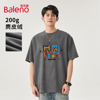 Baleno/班尼路 复古港风印花 男士T恤