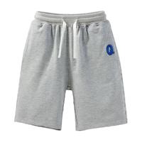 Q21儿童排汗短裤男女童宝宝运动裤子吸湿卫裤五分休闲裤夏季 曜石黑