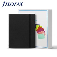 FILOFAX 斐来仕 记事本英国进口高档商务办公会议笔记本手帐本可定制LOGO活页设计notebook系列A5黑色115007