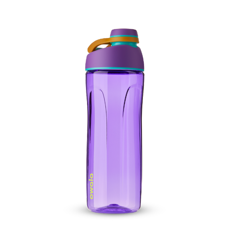 Blender Bottle运动健身水杯塑料杯子 时尚旋钮杯 便携男女凉水壶随手杯