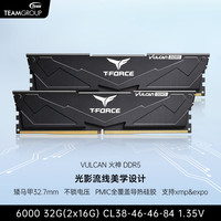十铨 火神DDR5内存条台式机矮马甲条32.7mm 6000 32G 16G
