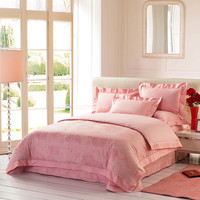 盛宇 Shengyu 盛宇 情醉爱意 婚庆四件套 1.5m床 粉红色