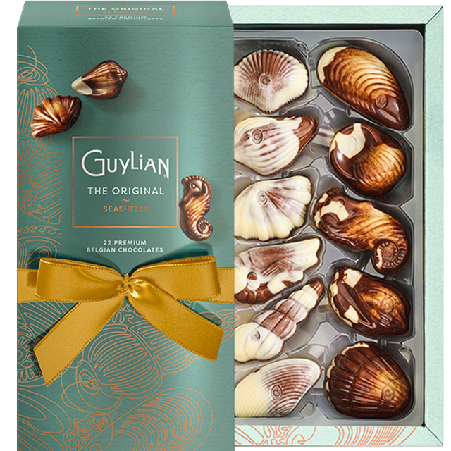 吉利莲 比利时贝壳形榛子巧克力 250g 22粒