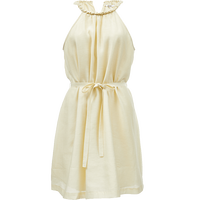 ONLY夏季时尚潮流短款挂脖系带收腰连衣裙女|124207077 A05