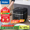 海尔 Haier 电饭煲电饭锅4L晶钻厚釜内胆全息触控屏3-8人七段加热多功能家用