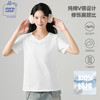 JEANSWEST CLUB 真维斯 女士纯棉短袖T恤 V领夏季新款
