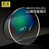 凯米 1.67超薄（近视0-800°）U6系列防蓝光防污镜片+超轻时尚眼镜框一副可选