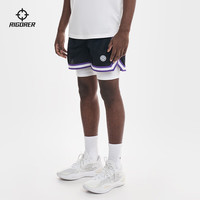 准者运动短裤男夏季时尚透气轻薄运动休闲针织五分裤宽松速干跑步 纯白色 4XL 195