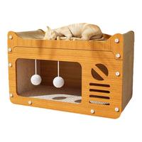 猫抓板猫窝一体耐磨不掉屑猫爪板四季通用猫屋沙发防抓猫咪玩具