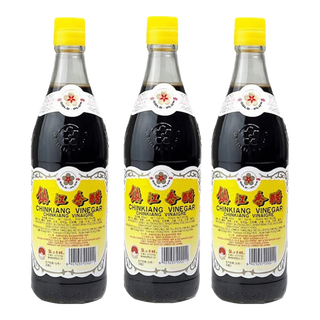 恒顺金梅醋 黑醋香醋镇江特产节庆送礼 酿造食醋炒菜蘸食火锅烧烤调味 金梅醋550ml*3瓶