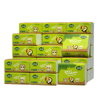 雨森（YUSEN）自然生趣抽纸实惠装60抽/包5层加厚整箱批发家用抽纸
