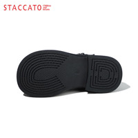 思加图（STACCATO）童鞋女童乐福鞋春秋季小女孩返校黑皮鞋儿童公主鞋宝宝单鞋中大童 O97450黑色 30