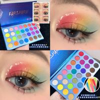 化妆师beauty glazed眼影盘cos舞台玩妆珠光哑光金葱彩妆盘 FARSHARE