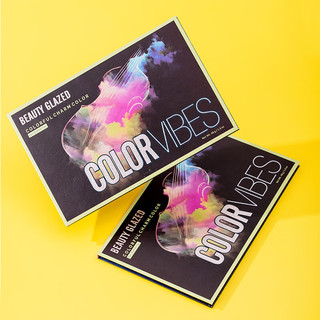 化妆师beauty glazed眼影盘cos舞台玩妆珠光哑光金葱彩妆盘 B90