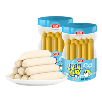 力诚 Reecen 鳕鱼肠休闲鱼肉肠健康即食儿童鱼肠零食海味零食 鳕鱼肠 【共48根】*3罐+鸡肉肠+赠品
